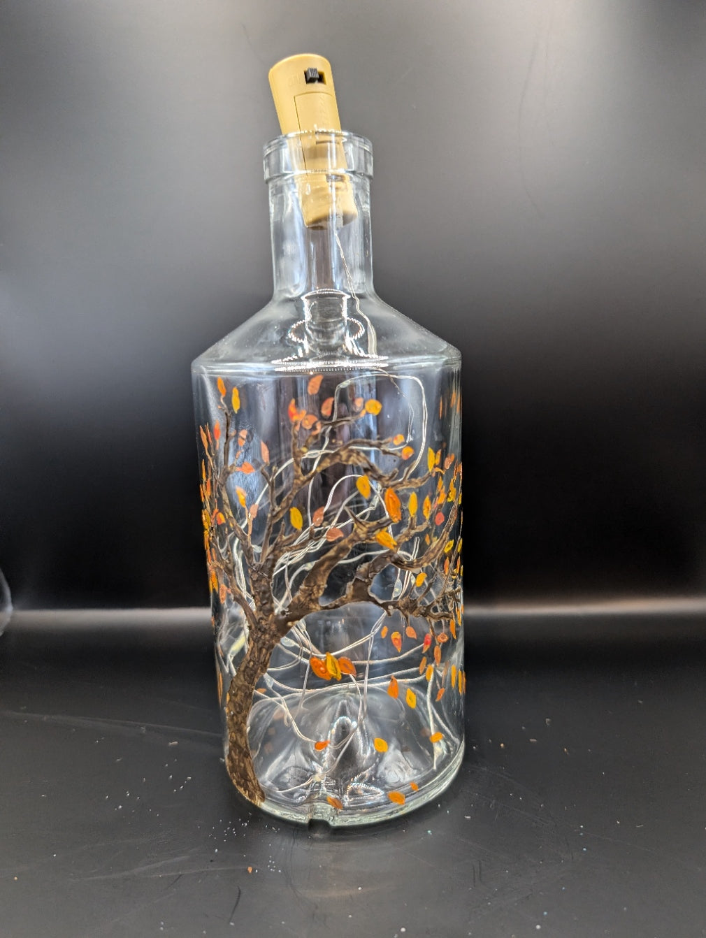 Sensory Autumn Leaves Light up Bottle