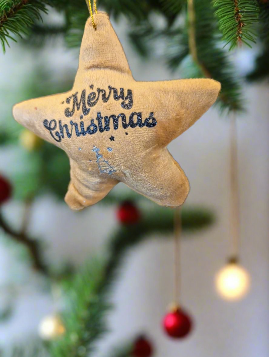 Handmade Velvet Christmas Tree Decorations