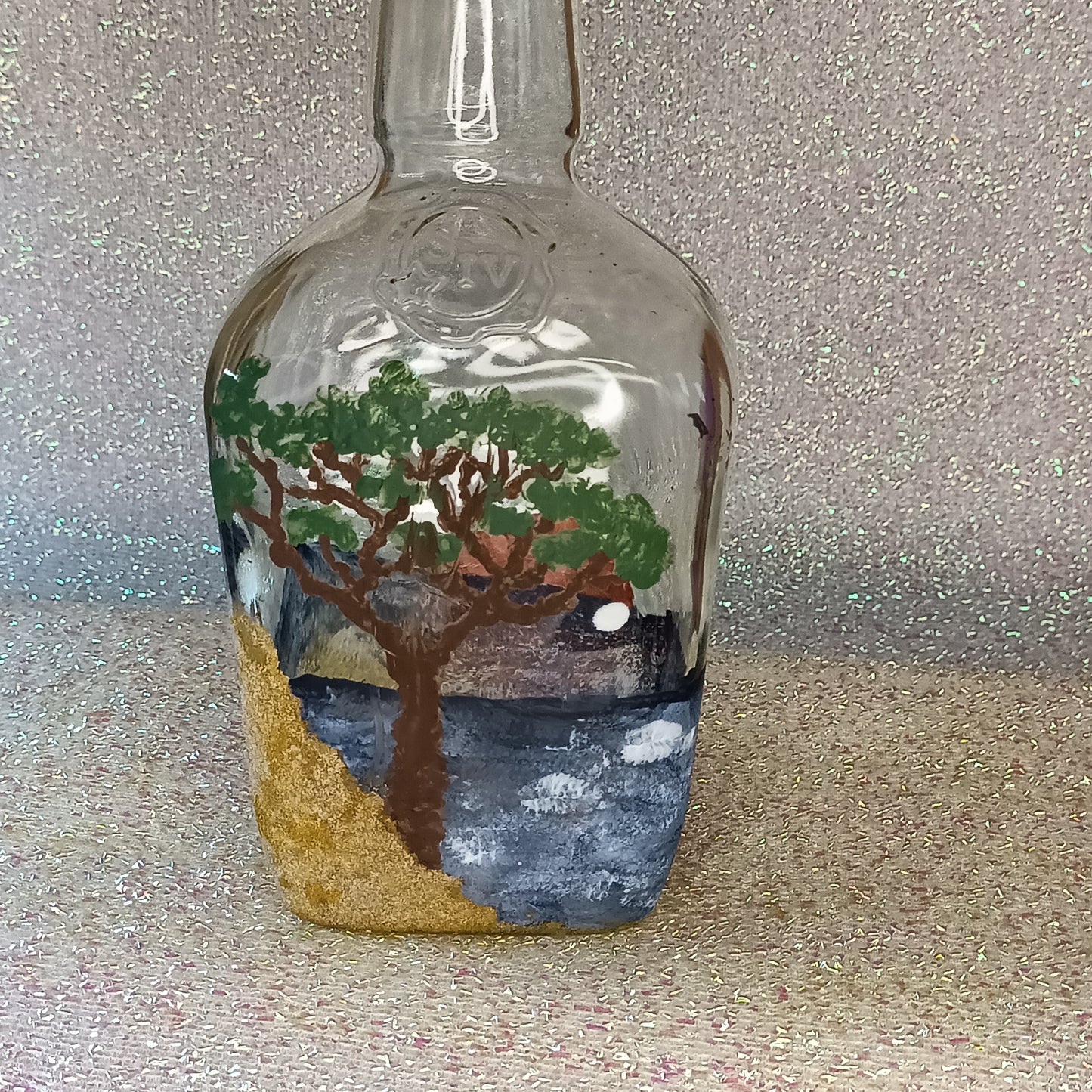 Sunset Bottle Lamp - Captivating Light Decor | Accsensory