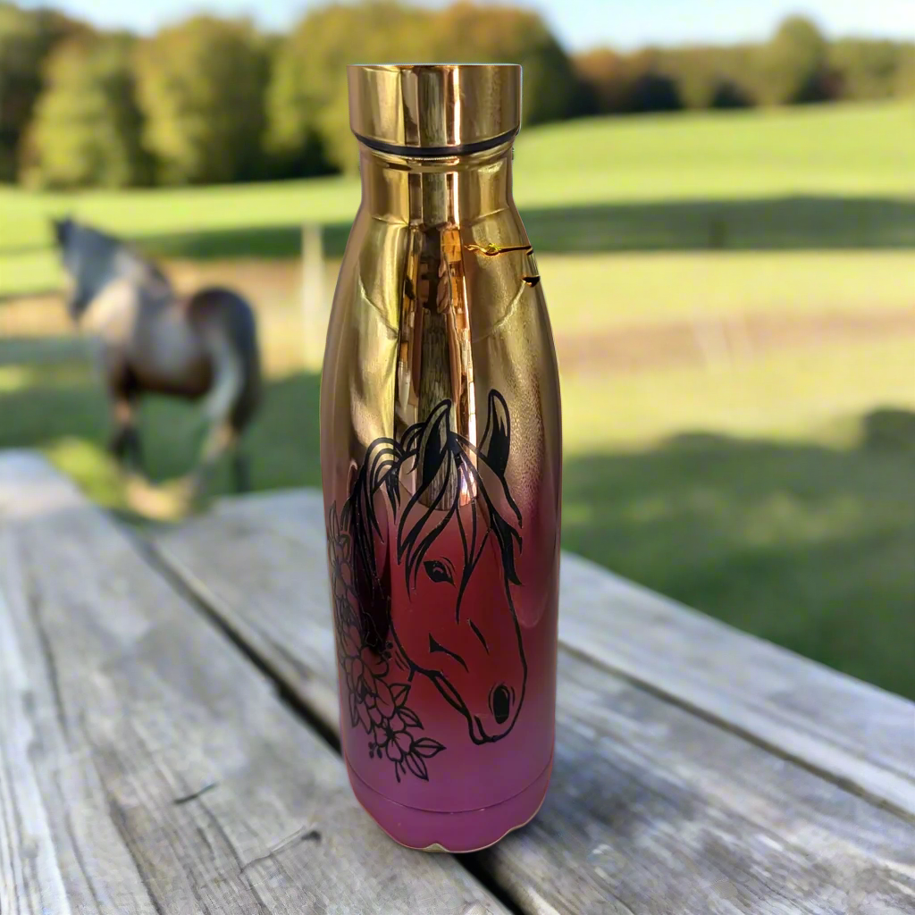 Durable Horse Thermos Bottle - Keep Drinks Hot/Cold | Accsensory