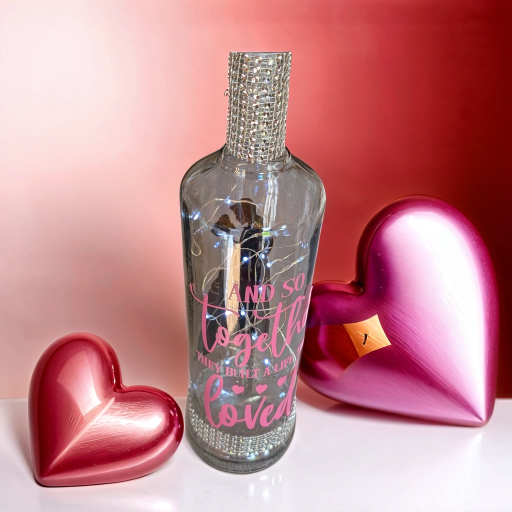 Diamonte Bottle Lamp | Elegant & Unique | Accsensory