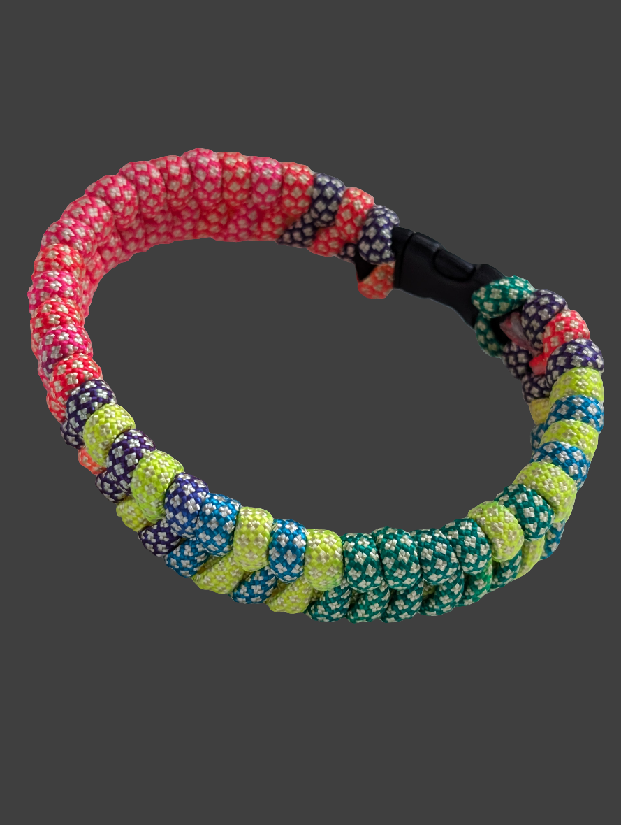 Multi Coloured Paracord Bracelet