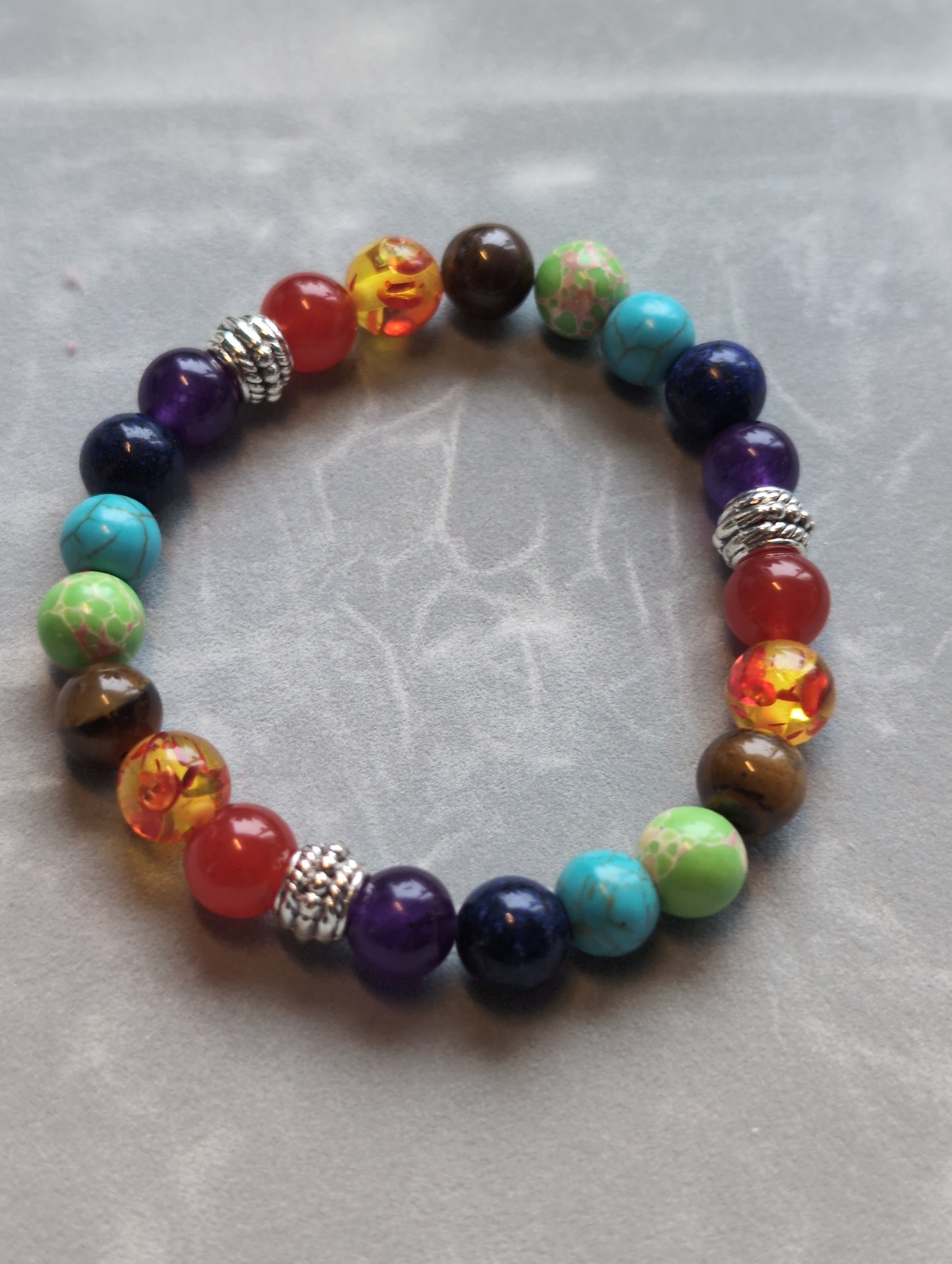 Rainbow Glass Beaded Bracelet - Trendy Jewelry | Accsensory