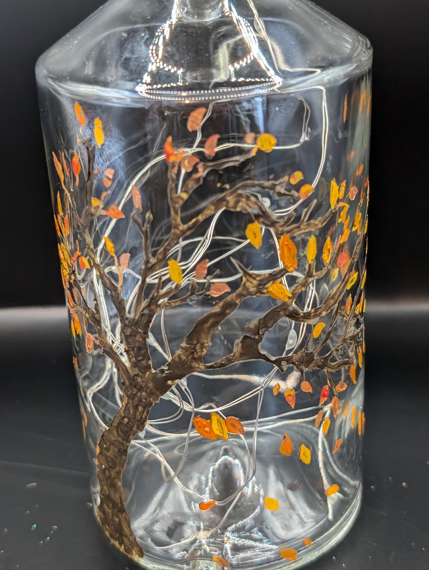 Sensory Autumn Leaves Light up Bottle