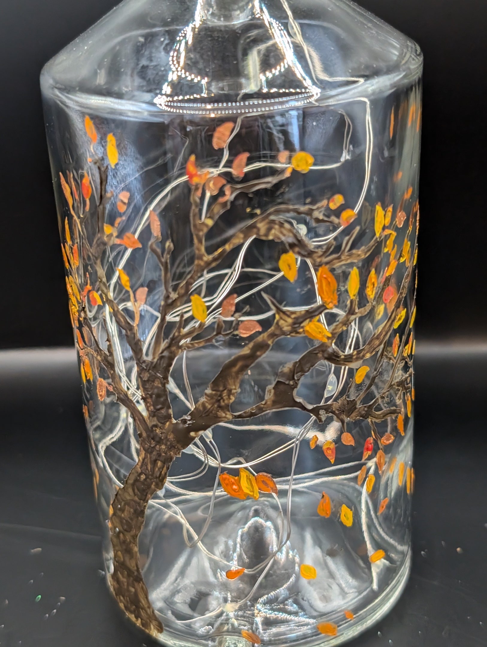 Sensory Autumn Leaves Light up Bottle