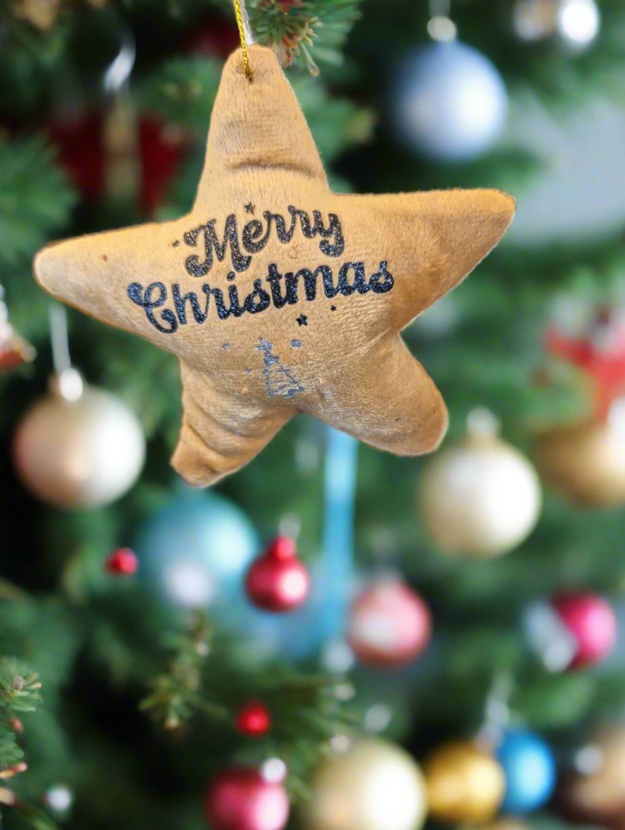 Handmade Velvet Christmas Tree Decorations