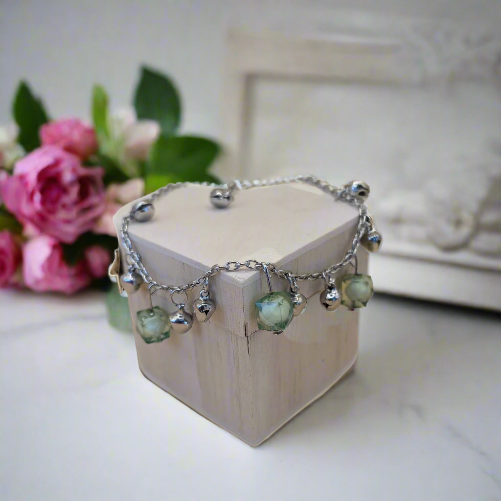 Stylish Box &amp; Ball Bracelet/Anklet – Trendy Accessories | Accsensory