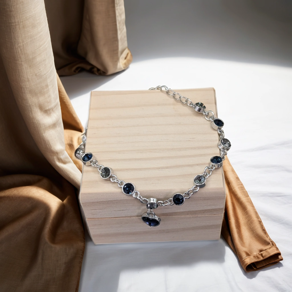 Blue Heart Bracelet - Stunning Accessory | Accsensory