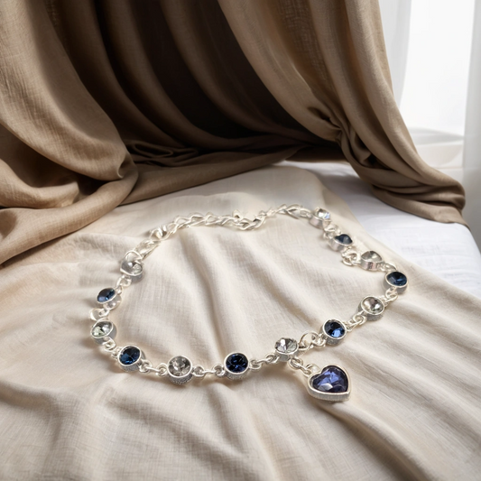 Blue Heart Bracelet - Stunning Accessory | Accsensory