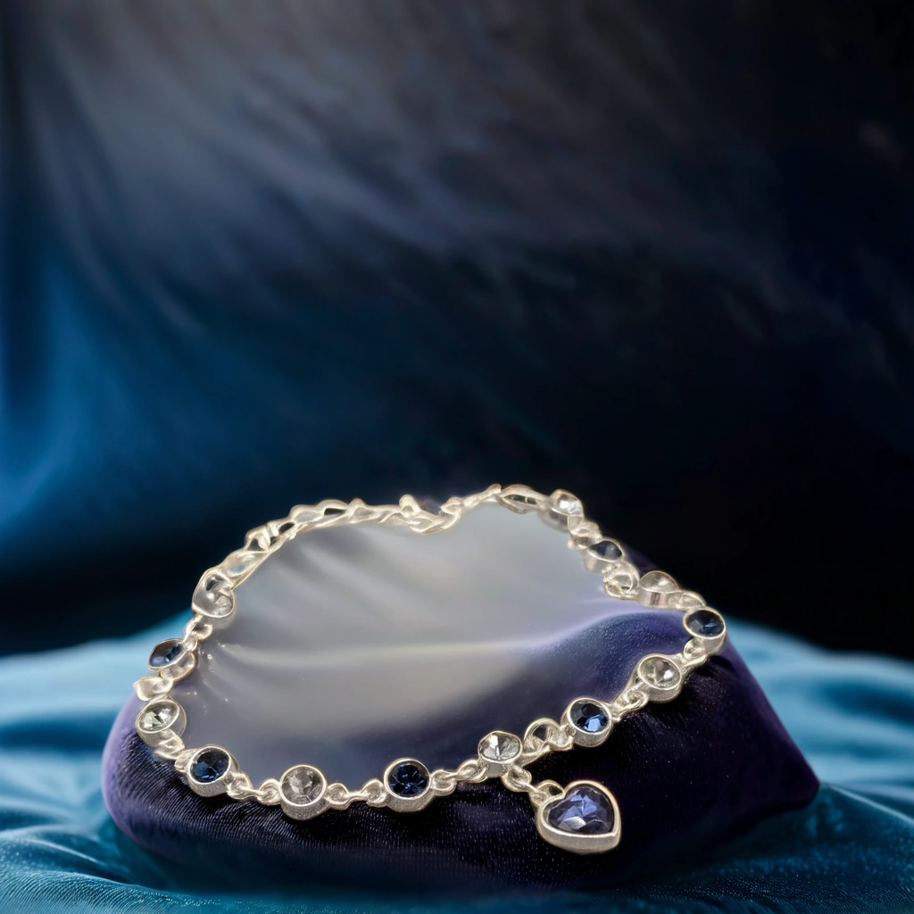 Blue Heart Bracelet - Stunning Accessory | Accsensory