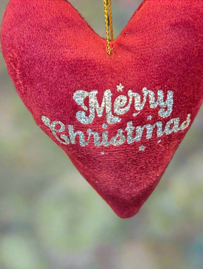 Handmade Velvet Christmas Tree Decorations