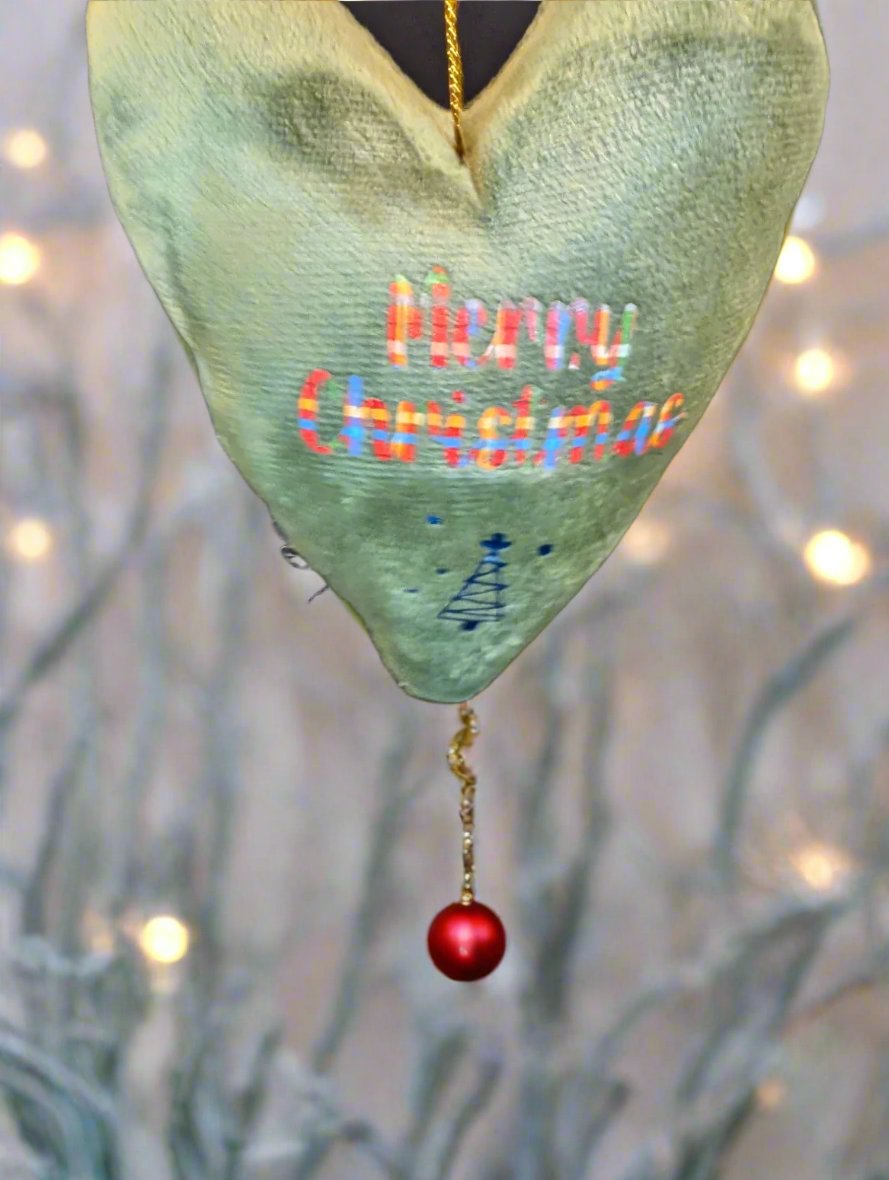 Handmade Velvet Christmas Tree Decorations