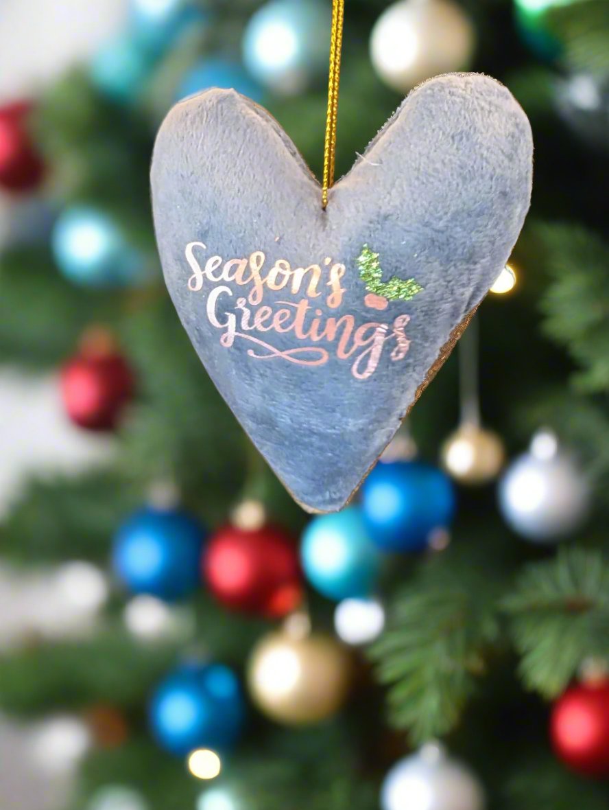 Handmade Velvet Christmas Tree Decorations