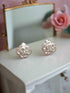 Zirconia Stud Earrings - Elegant & Sparkling | Accsensory